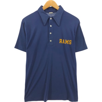 古着 70年代 チャンピオン Champion バータグ 半袖 ポロシャツ USA製 メンズM相当 ヴィンテージ/eaa551533