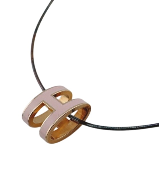 エルメス HERMES ネックレス ポップH ドラジェ ポップアッシュ ピンク