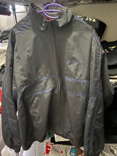 Supreme Inset Link Track Jacket "Black"