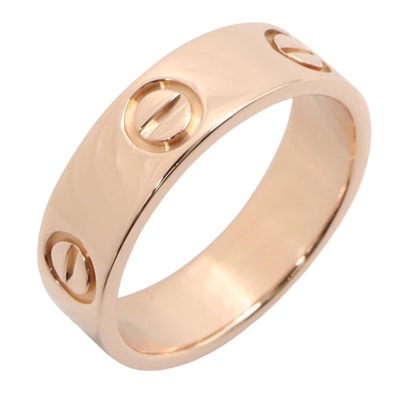 カルティエ CARTIER ラブリング リング・指輪 ジュエリー K18PG(ピンクゴールド) レディース ゴールド系 【中古】