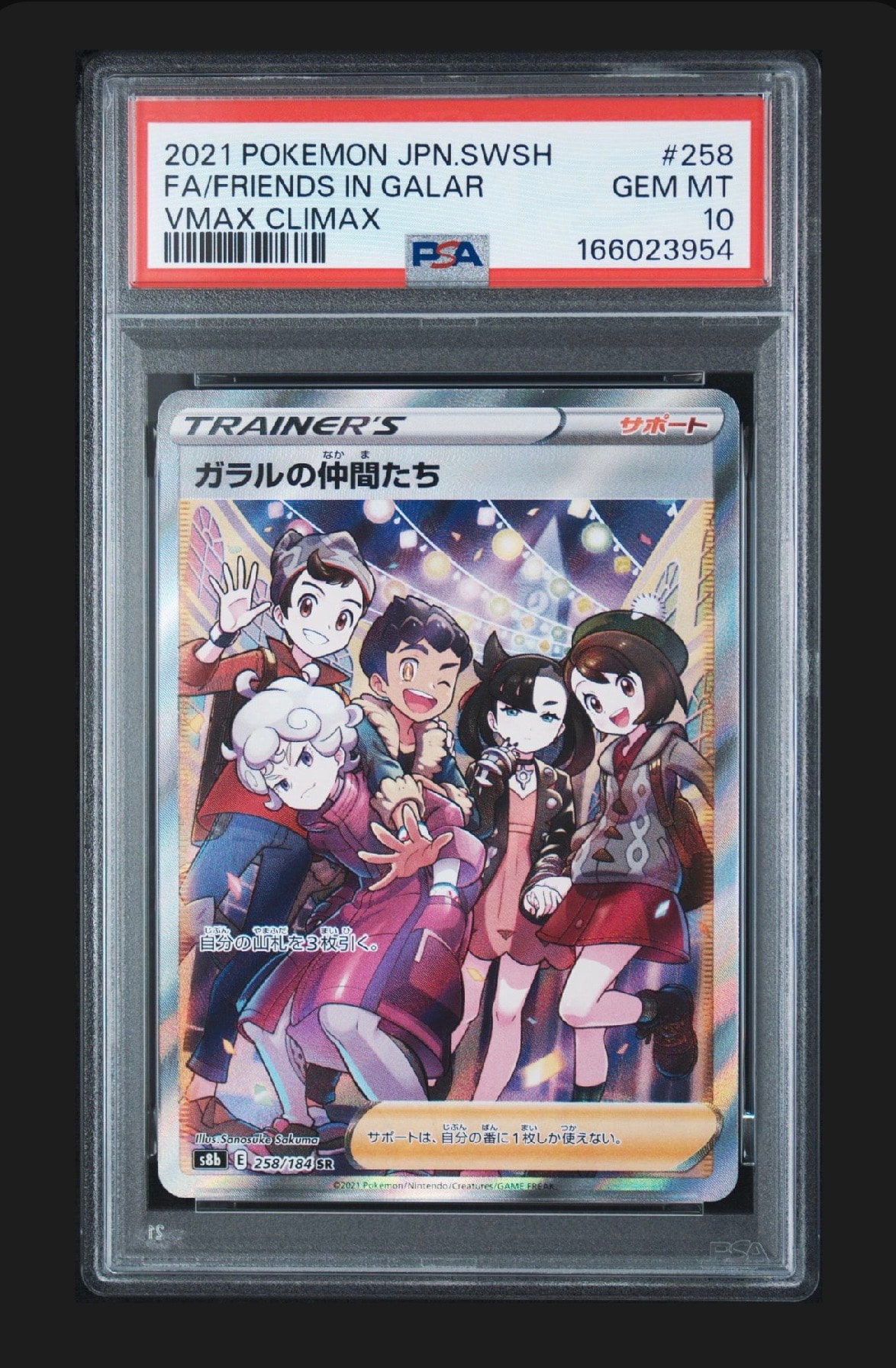 ガラルの仲間たち SR[S8b 258/184](ハイクラスパック「VMAXクライマックス」)