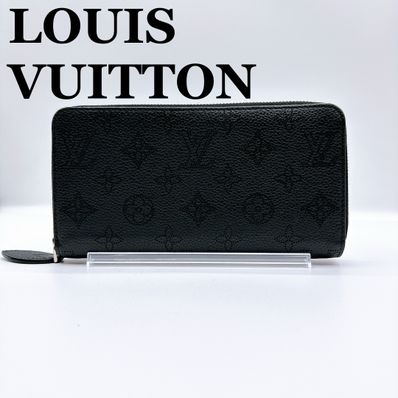 Louis Vuitton Zippy Wallet Monogram Mahina Leather "Noir"