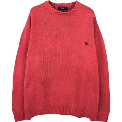 古着 バーバリー Burberry's モックネック コットンニットセーター メンズXL相当/eaa637134