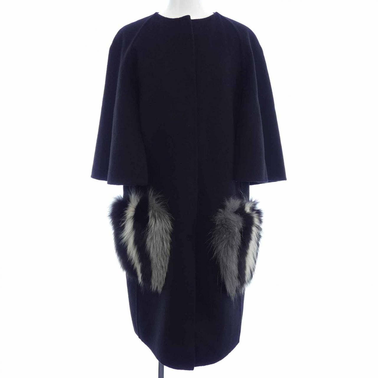 フェンディ FENDI フォックスファーポケット FF7818 W1D コート