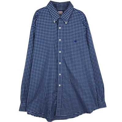 古着 ブルックスブラザーズ Brooks Brothers Est.1818 長袖 ボタンダウンチェックシャツ メンズXL相当/eaa628802