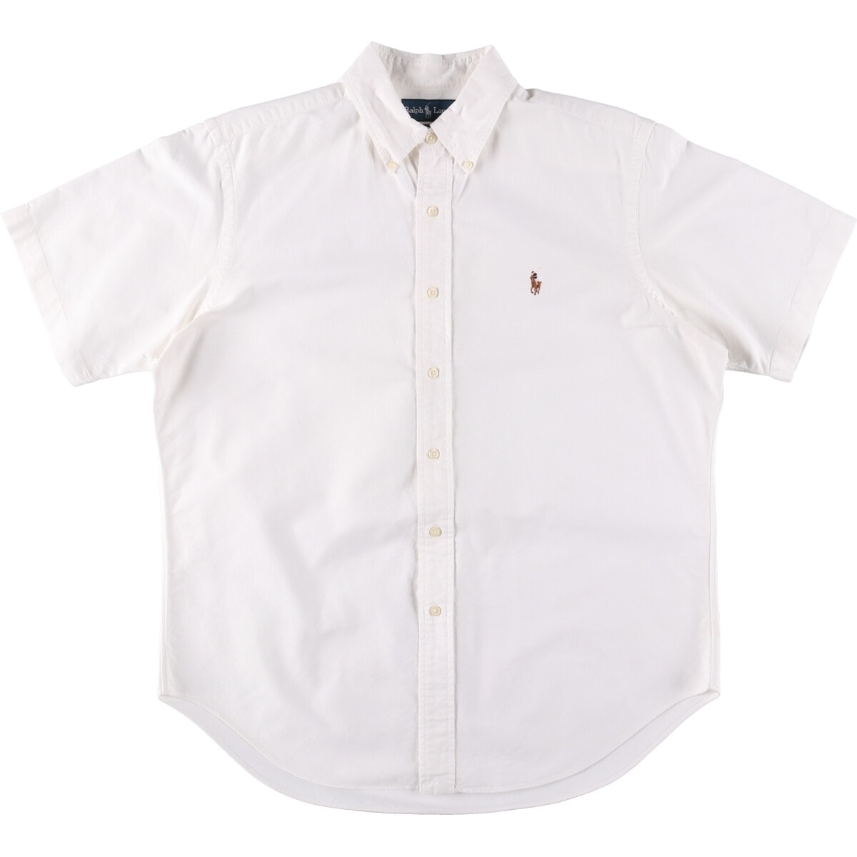 古着 ラルフローレン Ralph Lauren CLASSIC FIT 半袖 ボタンダウンシャツ メンズL相当/eaa557765