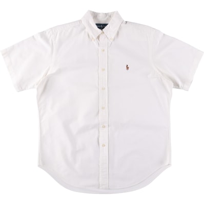 古着 ラルフローレン Ralph Lauren CLASSIC FIT 半袖 ボタンダウンシャツ メンズL相当/eaa557765