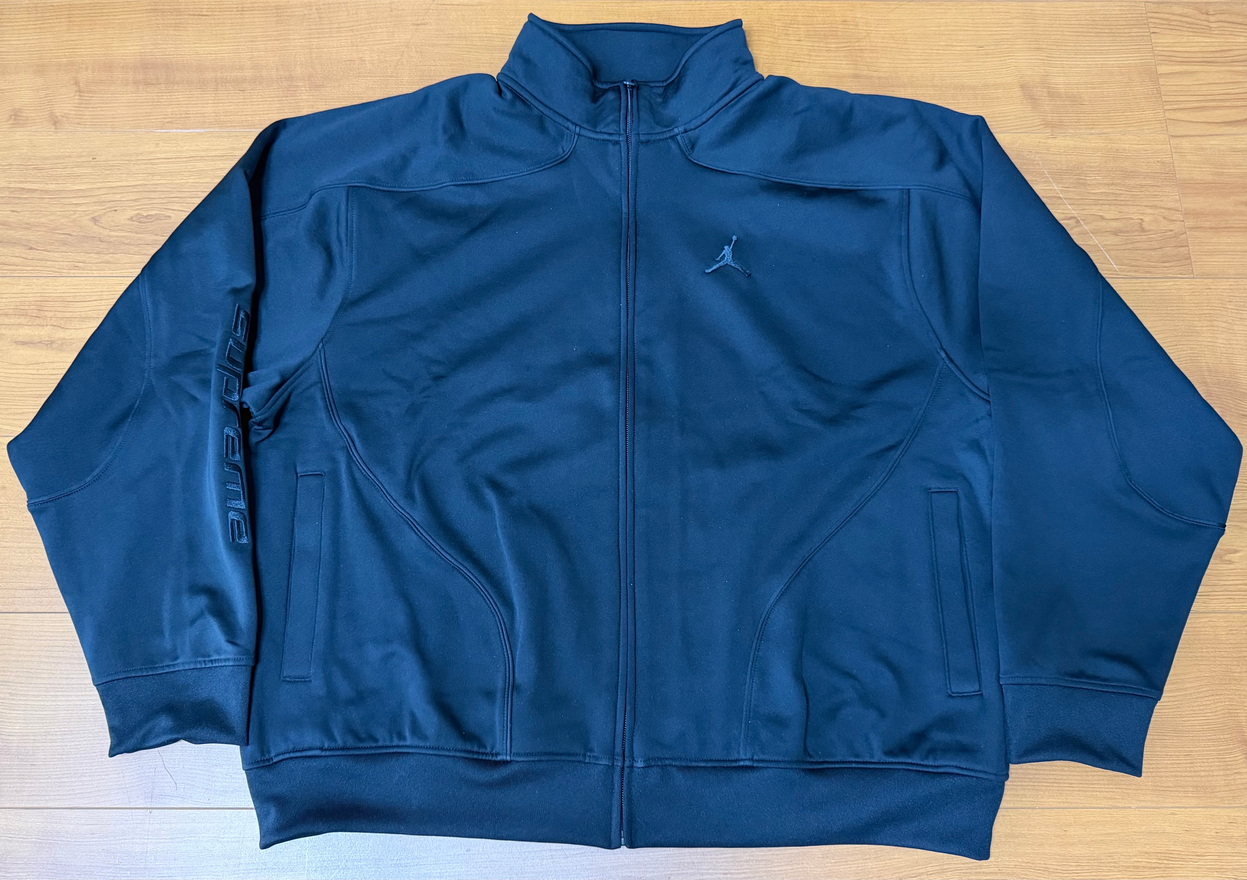 Supreme x Jordan Tricot Track Jacket "Black"
