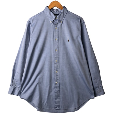 古着 ラルフローレン Ralph Lauren CLASSIC FIT 長袖 ボタンダウンシャツ メンズL相当/eaa563167