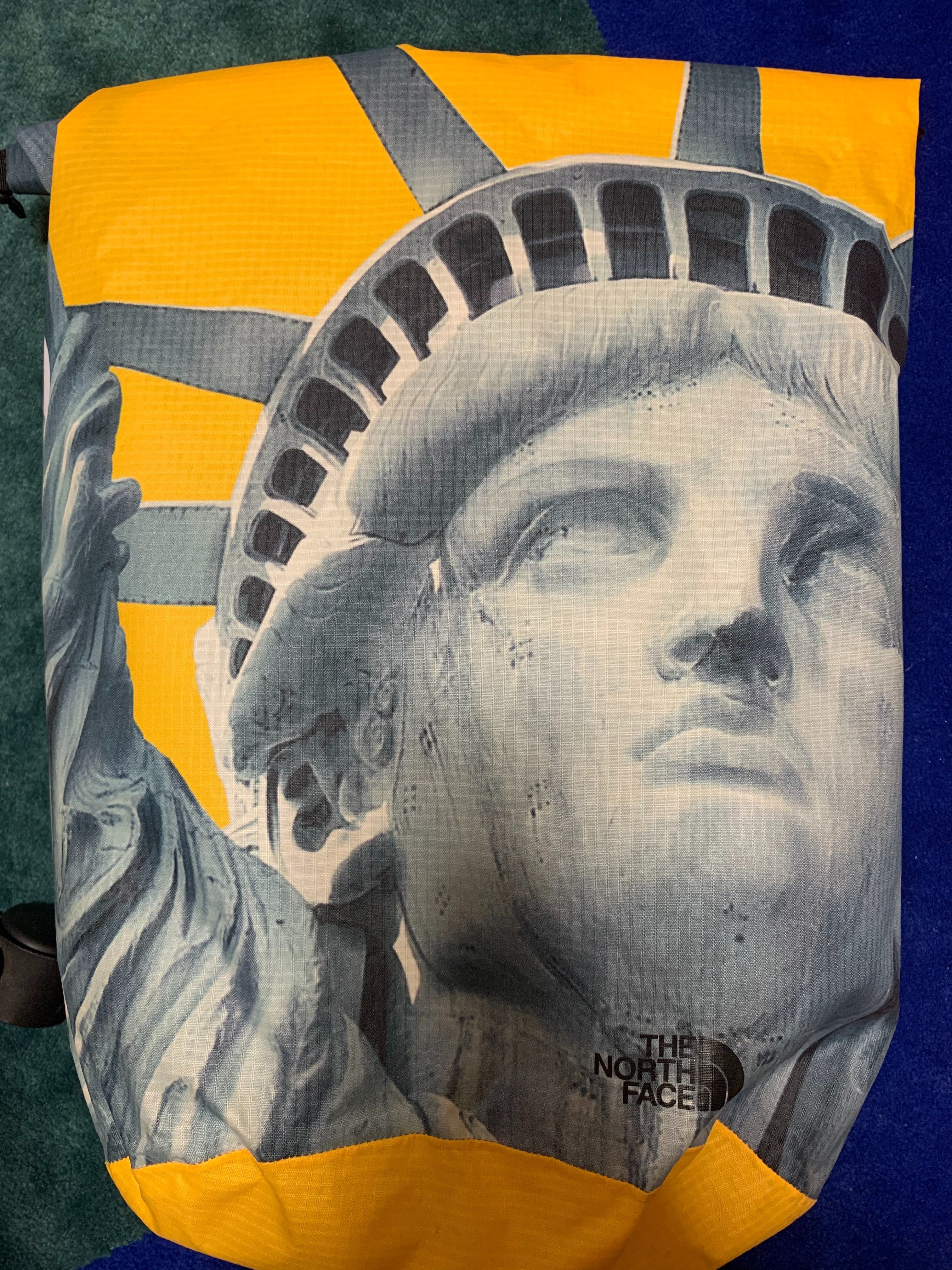 Supreme x The North Face Statue of Liberty Waterproof Backpack "Yellow"
