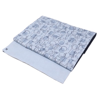 エルメス 【美品】総柄 カシミヤxシルク