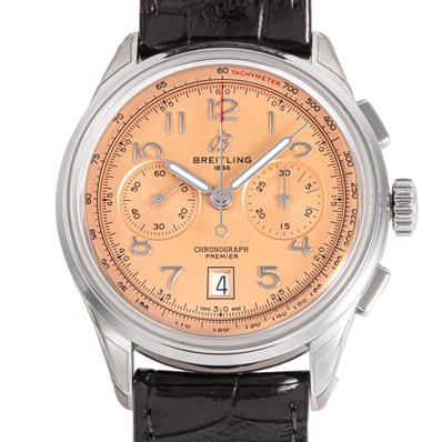 【新品】BREITLING ブライトリング プレミエ B01 クロノグラフ42 AB0145331K1P1 ステンレススチール【中古】