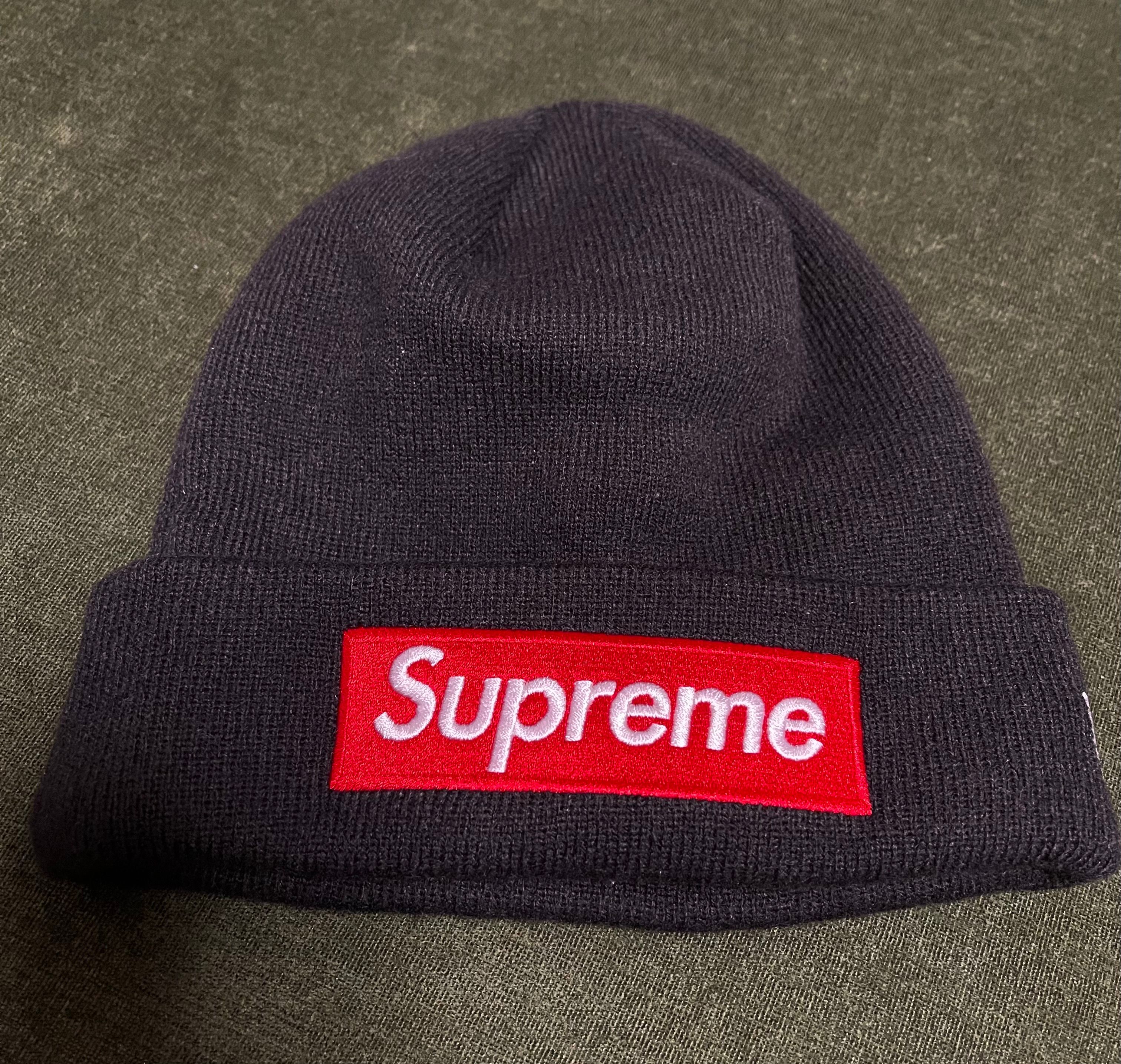 Supreme New Era Box Logo Beanie "Black"