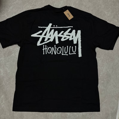 Stussy Stock Honolulu Tee "Black" 3903719/3903970