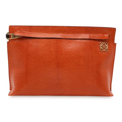 ロエベTポーチ アナグラムクラッチバッグ レディース