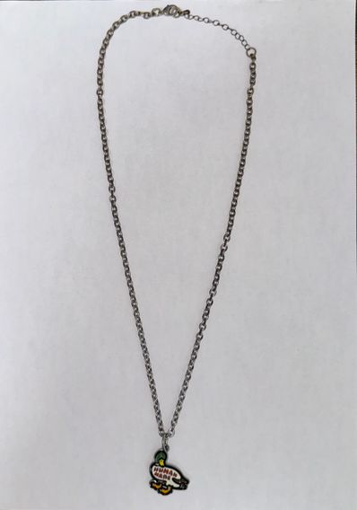 HUMAN MADE DUCK NECKLACE "Silver"