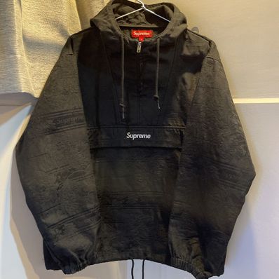 Supreme Floral Tapestry Anorak "Black"