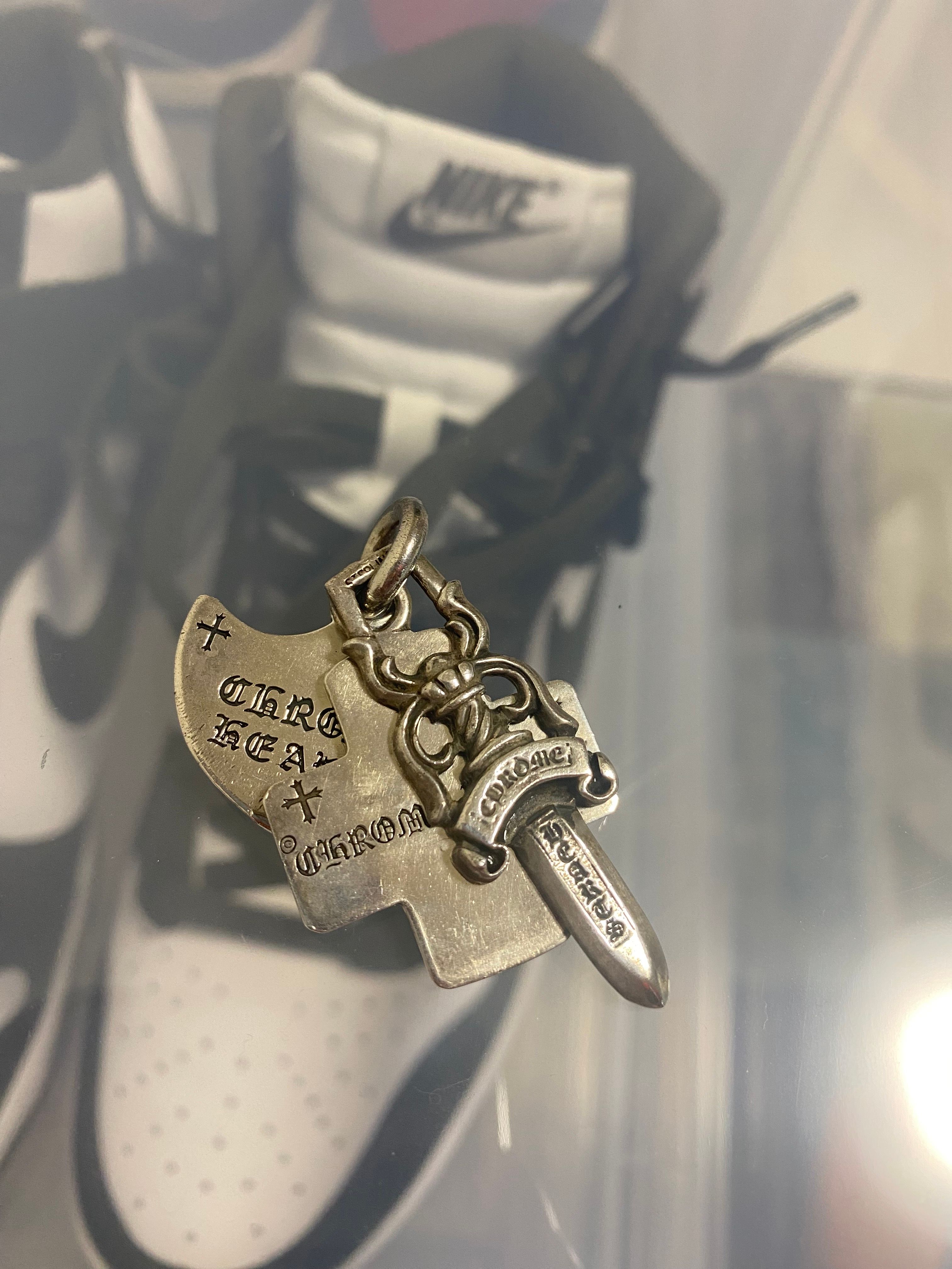Chrome Hearts 3 Trinket Pendant "Silver"