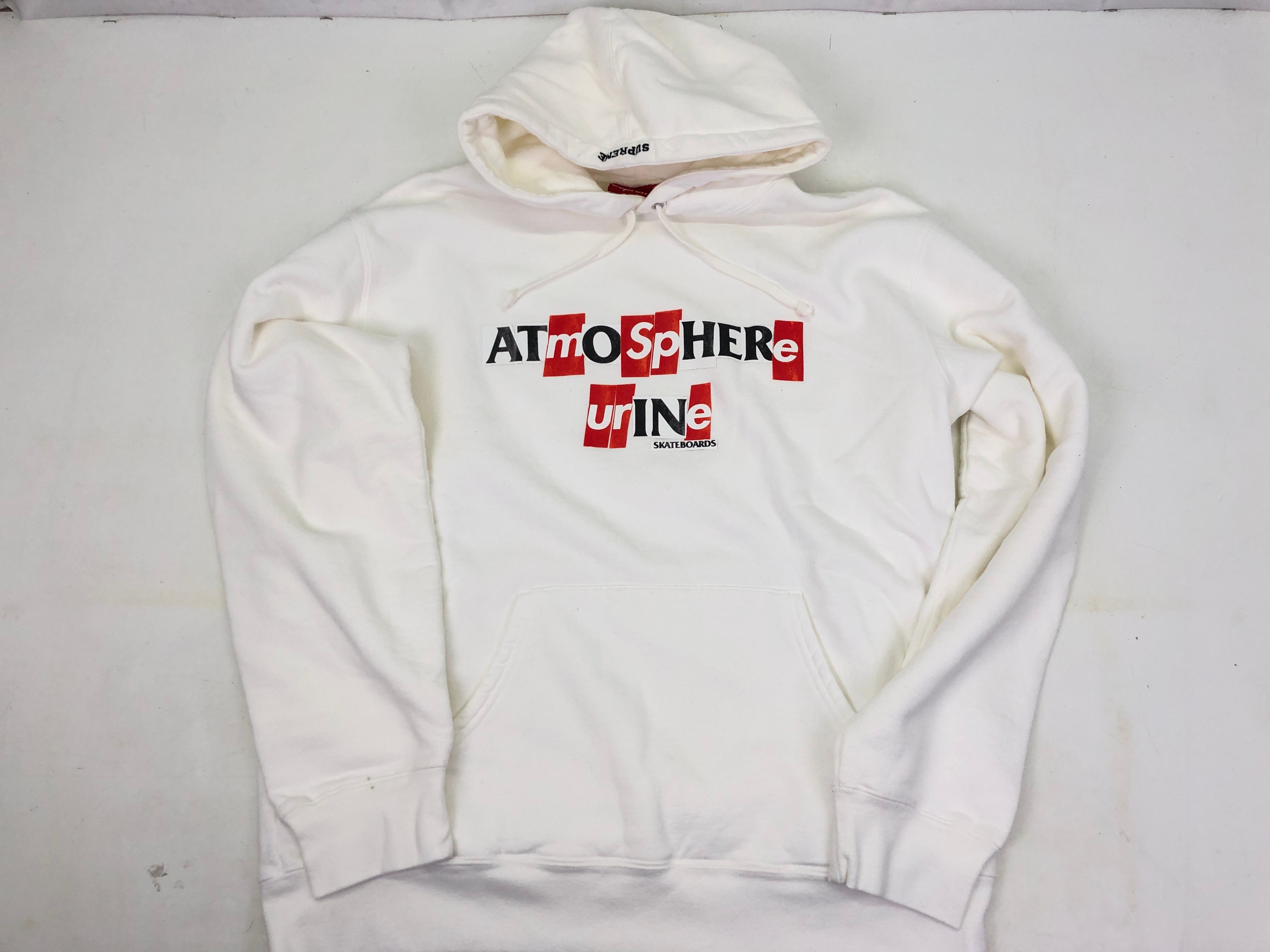 Supreme / Anti Hero Hooded Sweatshirt "White"