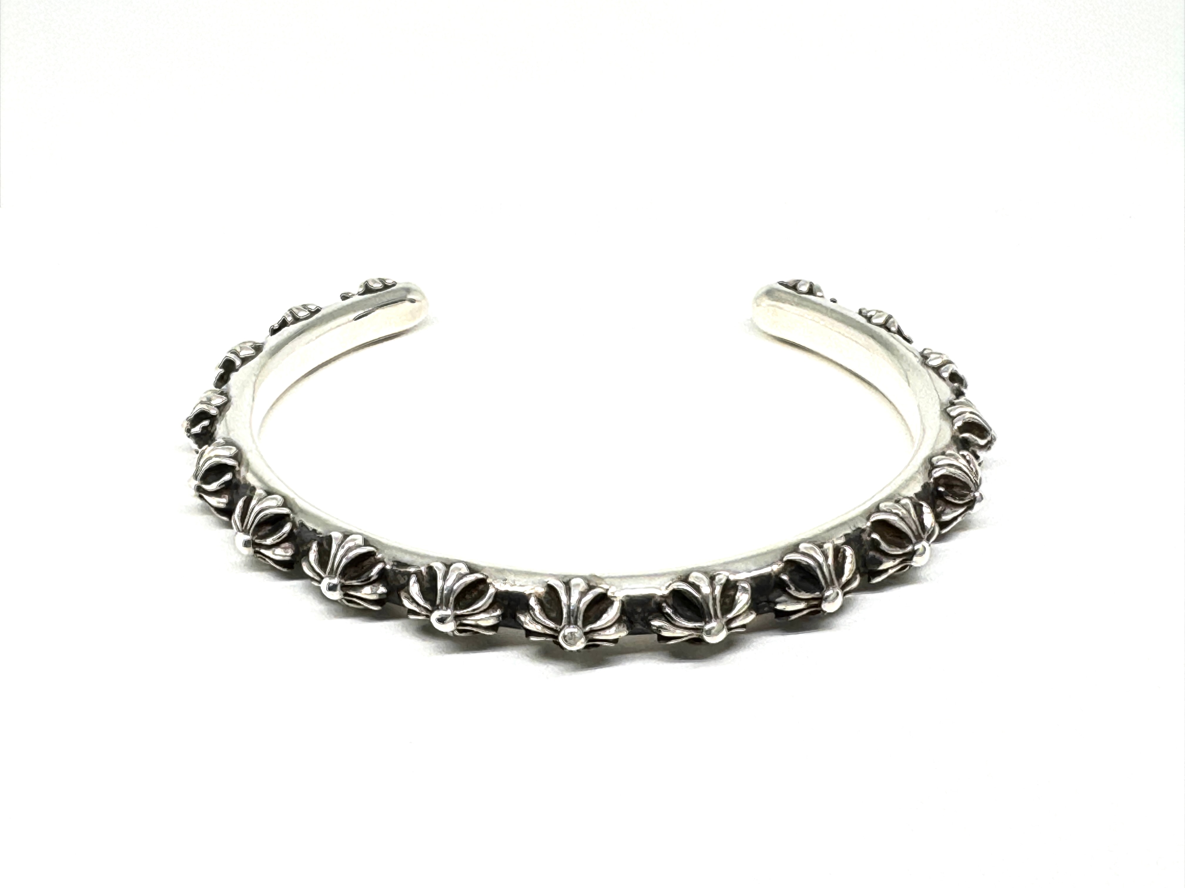Chrome Hearts Cross Band Bangle "Silver"