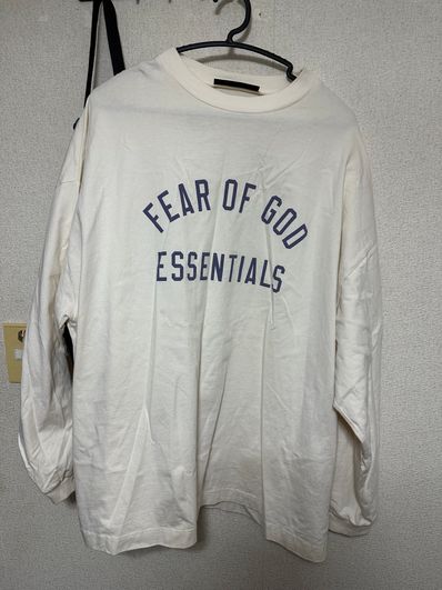 FEAR OF GOD ESSENTIALS Jersey Long Sleeve Tee "Shell"