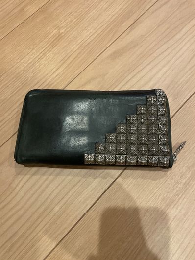 Chrome Hearts REC F Zip Zero Pyramid Studs Corner "Black/Silver"