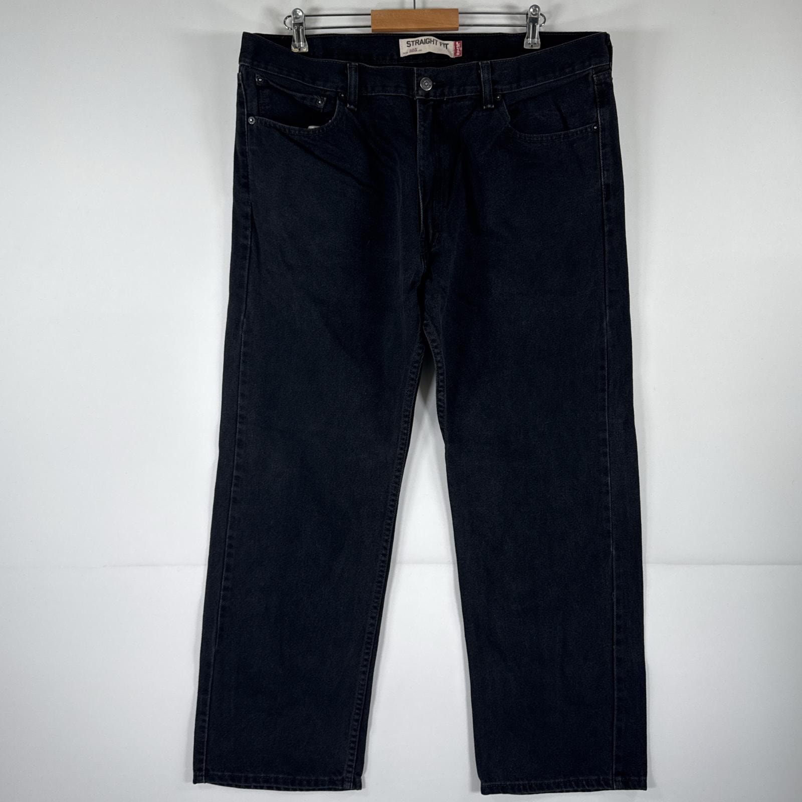 古着 リーバイス Levi's デニムパンツ 505 ジーパン ストレート 大きいサイズ ジップフライ ジーンズ ビッグサイズ w40 L30 ブラック メンズ