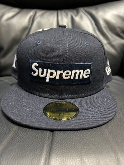 Supreme / New York Yankees Box Logo New Era "Navy"