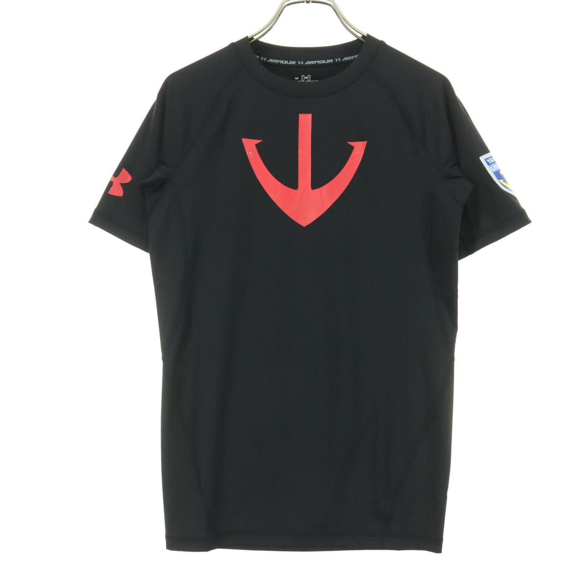 UNDER ARMOUR アンダーアーマー 宇宙戦艦ヤマト コラボ プリント柄 半袖 Tシャツ LG ブラック 外袋付き
