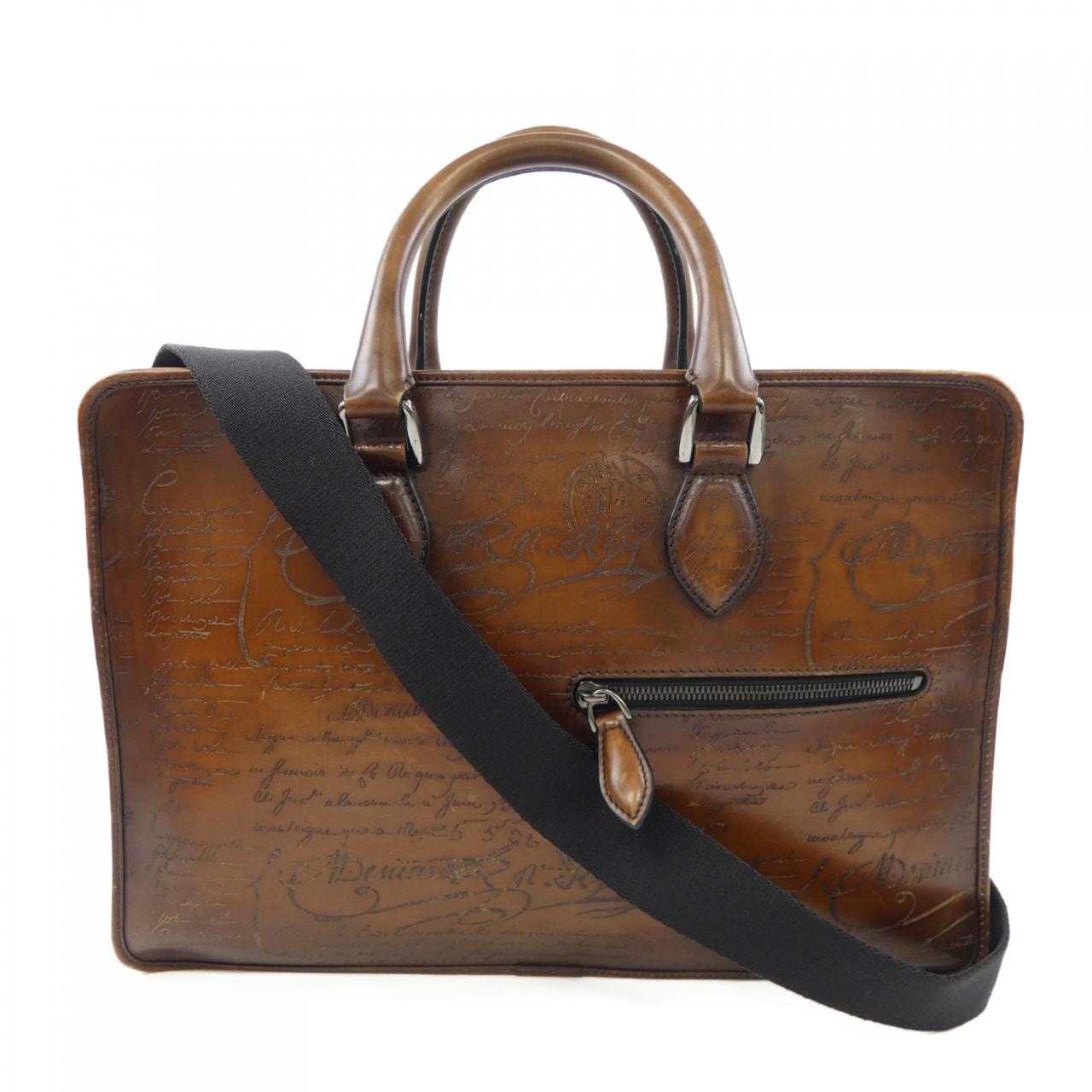 ベルルッティ Berluti アンジュールスモールスクリットレザーブリーフ BAG