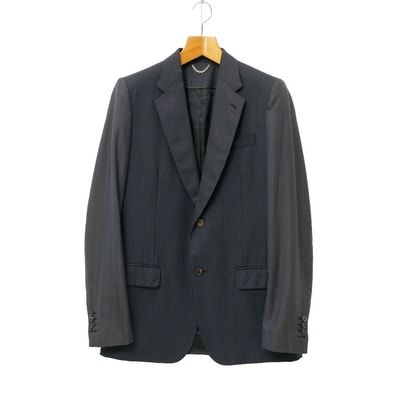 ■美品■LOUIS VUITTON ルイ・ヴィトン テーラードジャケット サイズ48 ブレザー シングルジャケット チェック ストライプ ブランド古着【中古】20260715/RB0062