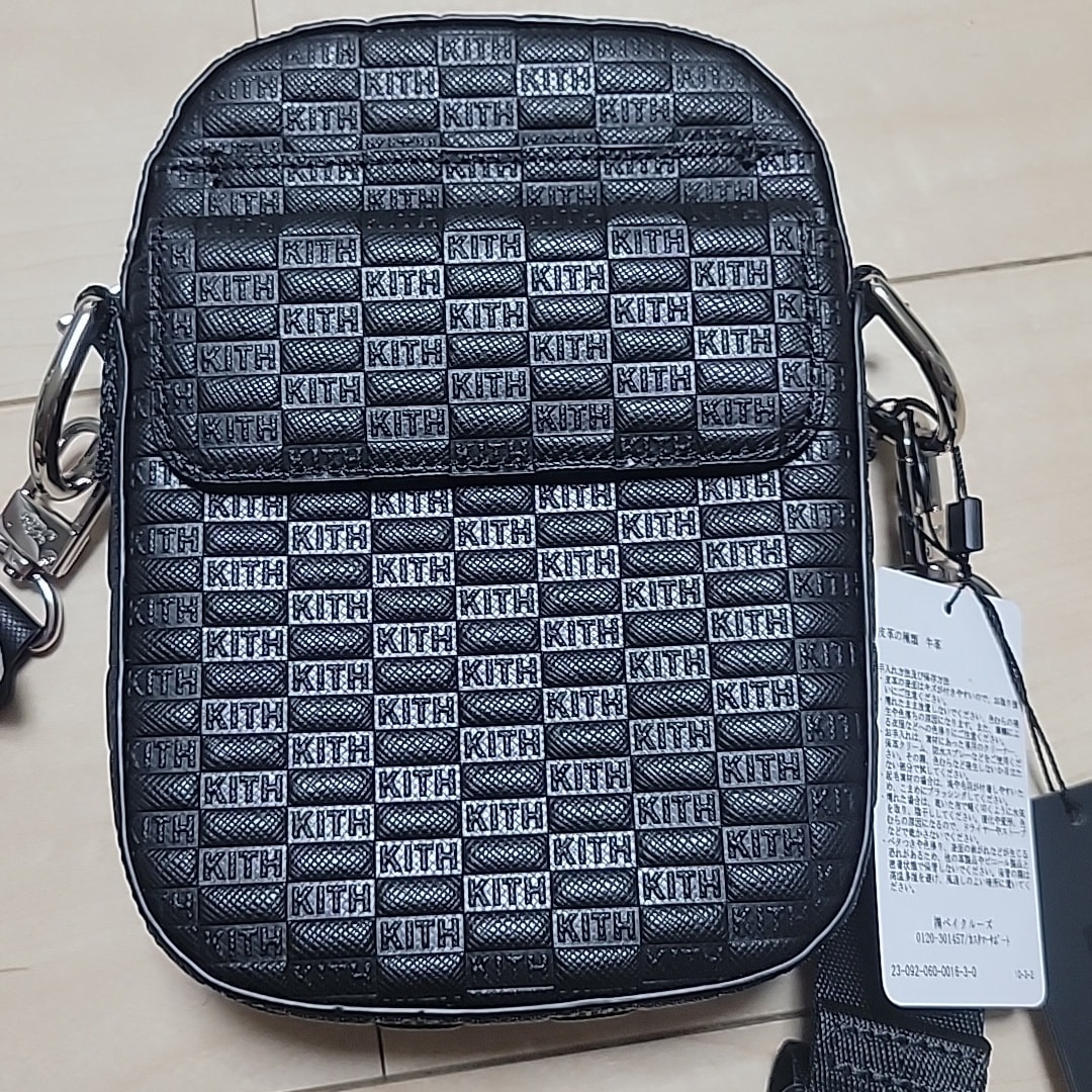 Kith Utility Crossbody in Saffiano Leather "Black"