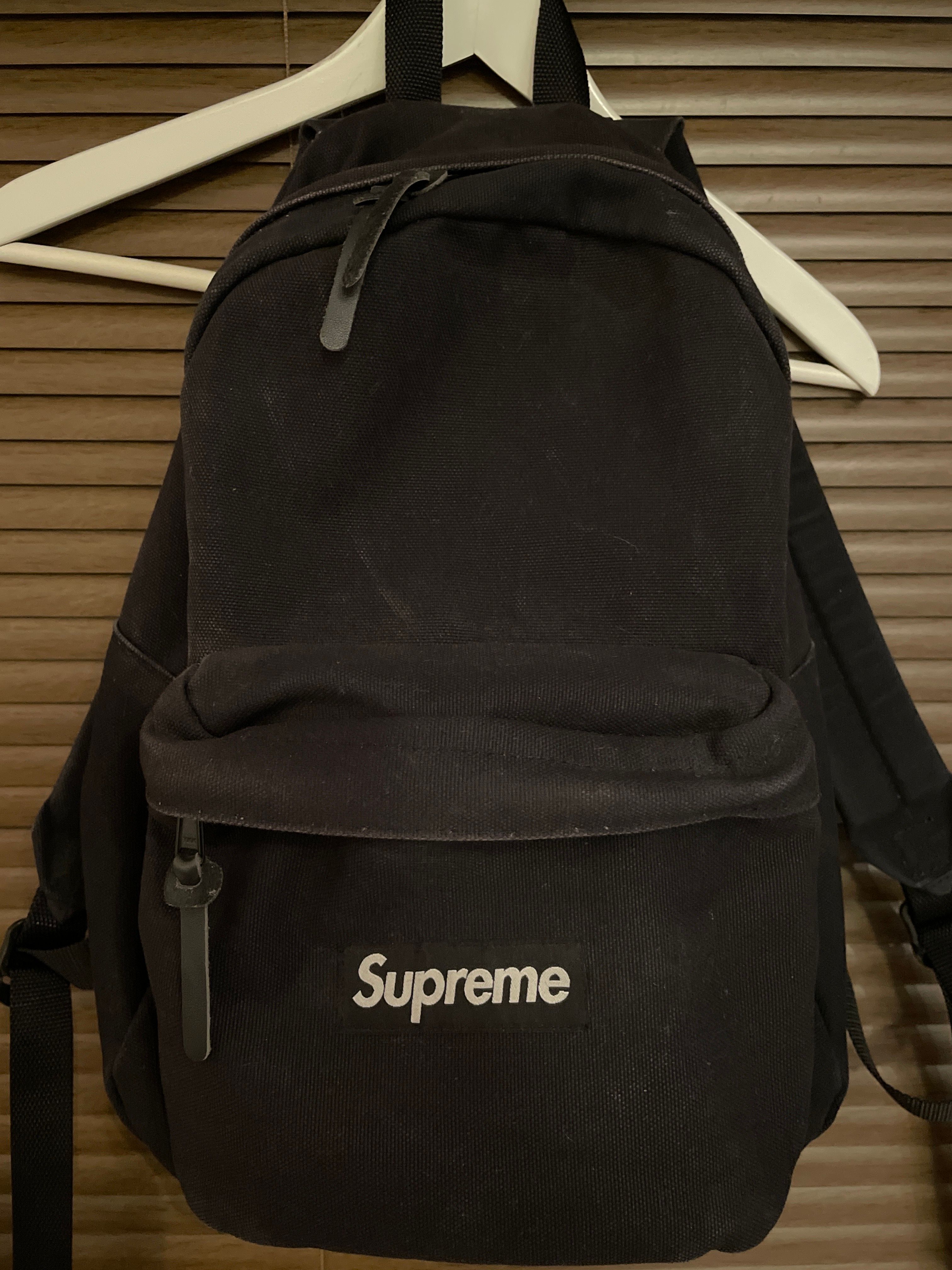 Supreme Canvas Backpack "Black"