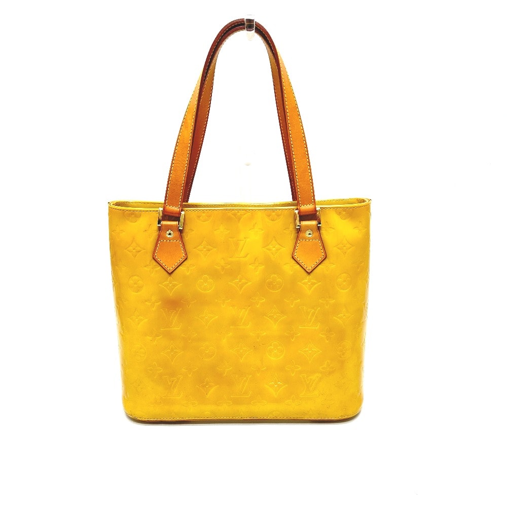 ルイヴィトン LOUIS VUITTON ヒューストン M91004 カバン トートバッグ モノグラムヴェルニ ベージュ