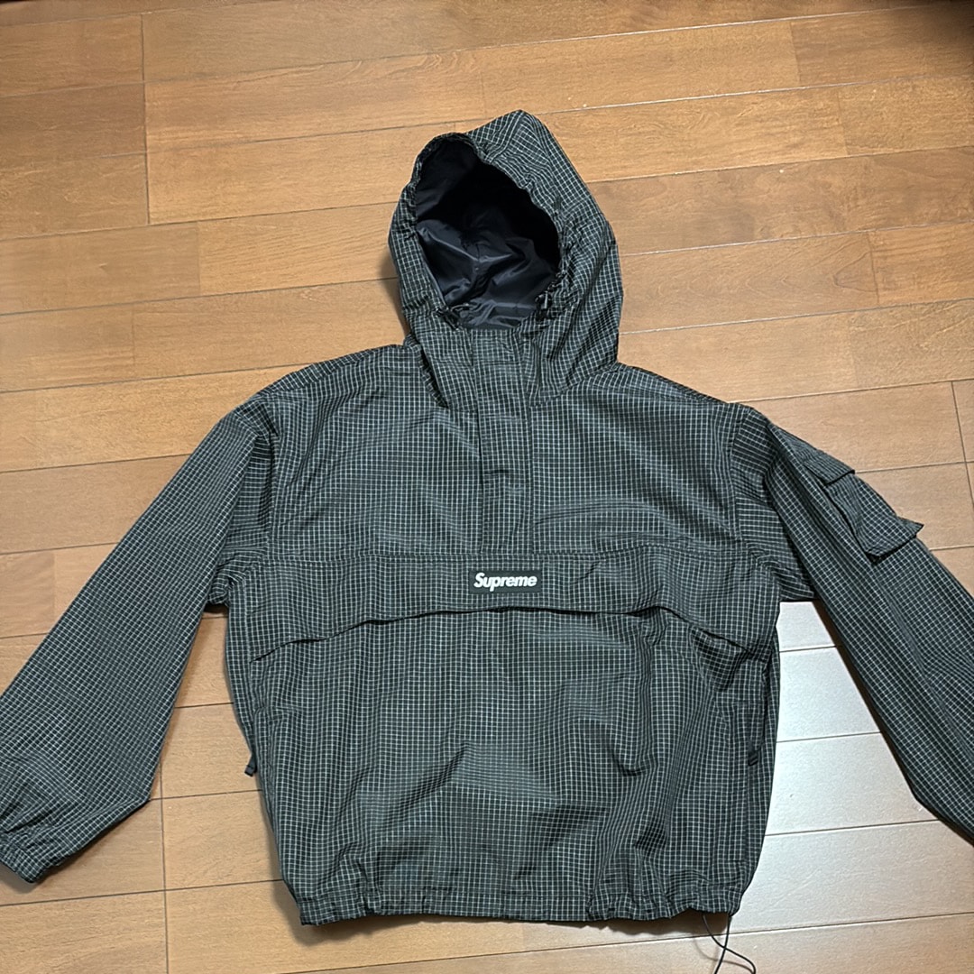 Supreme Reflective Ripstop Anorak "Black"