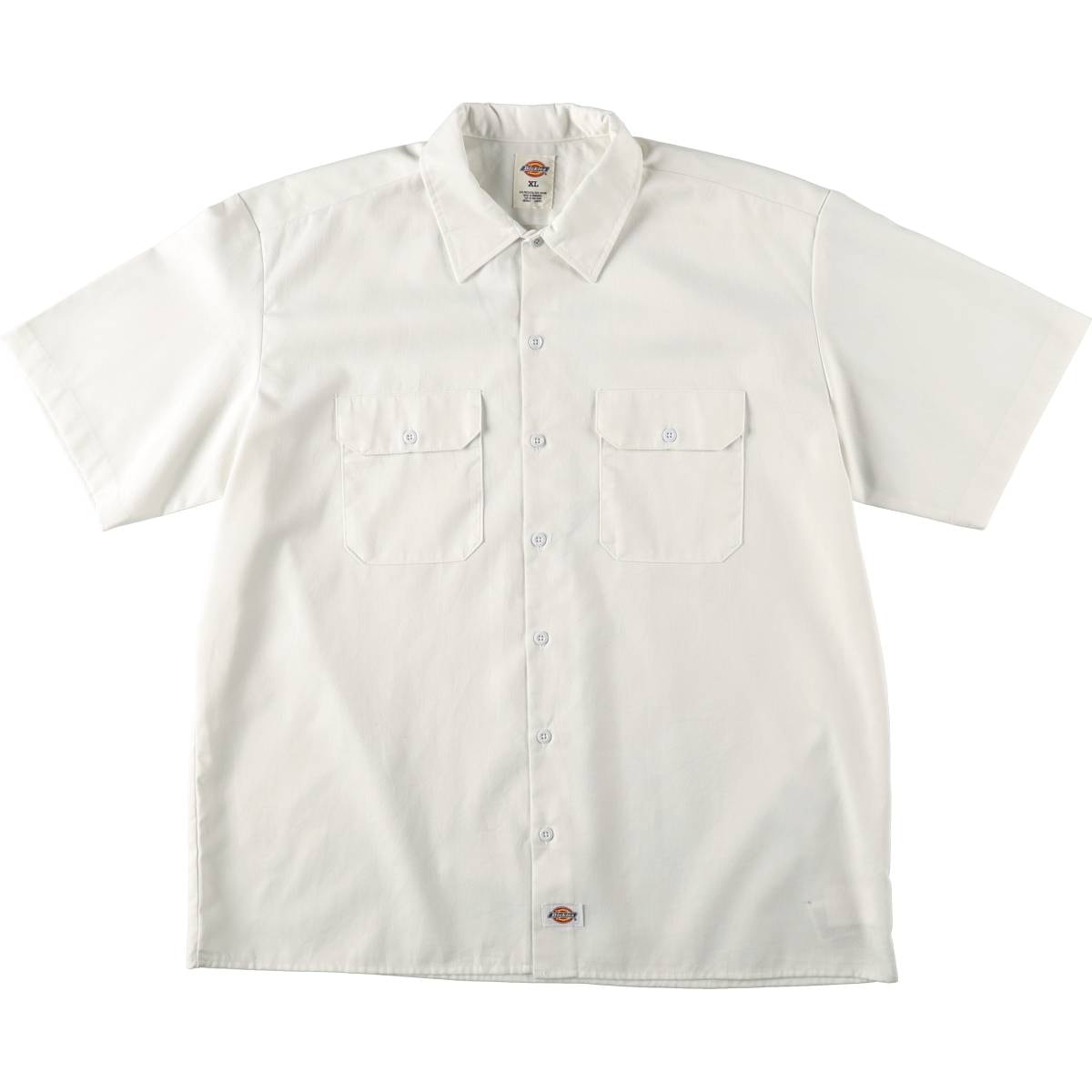 古着 ディッキーズ Dickies 半袖 ワークシャツ ボックスシャツ メンズXL相当/eaa665187