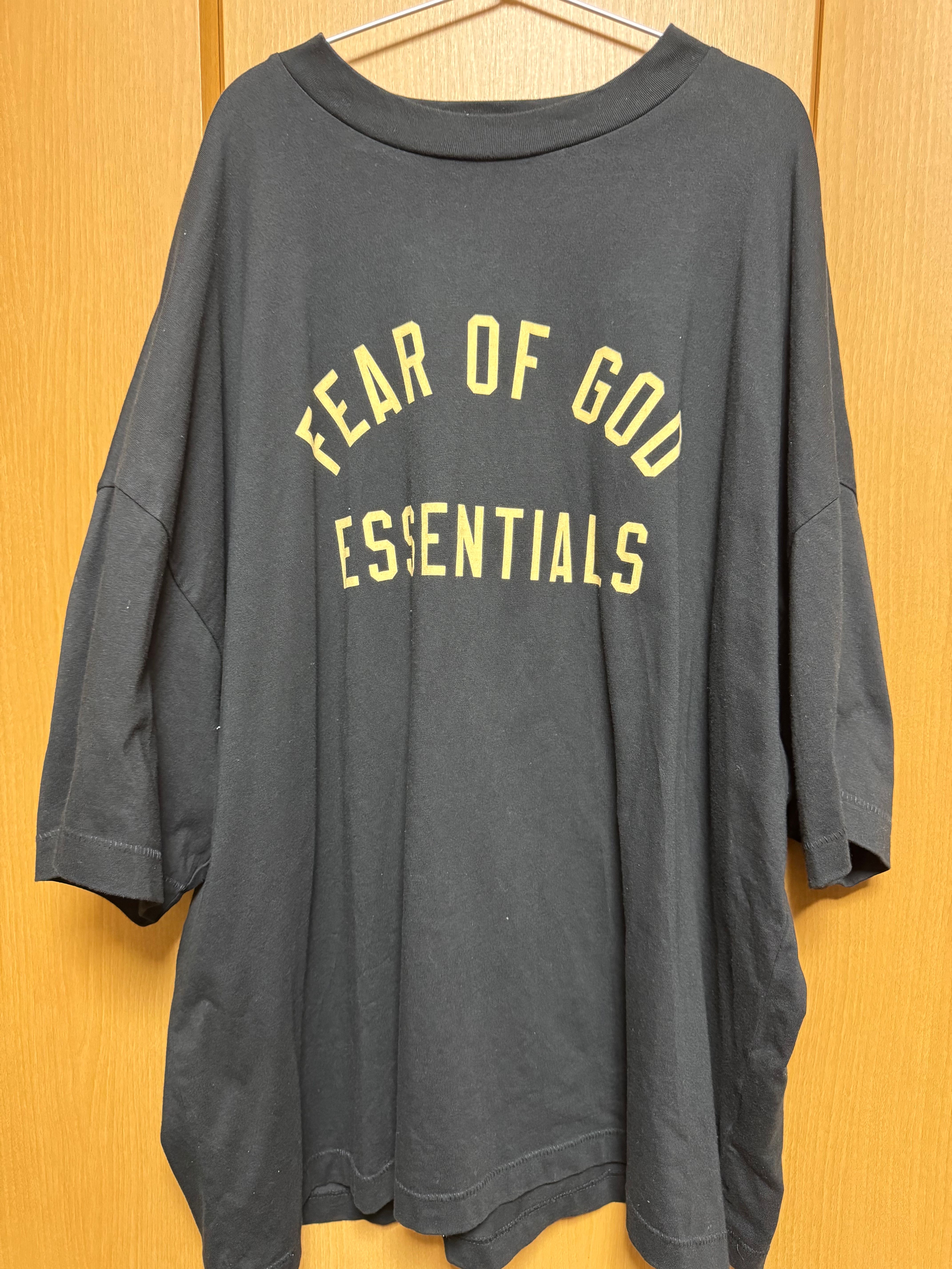FEAR OF GOD ESSENTIALS Jersey Crewneck Tee "Black"