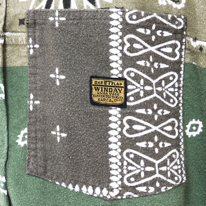 C (やや傷や汚れあり)】KAPITAL キャピタル 1st Jacket ネルシャツ