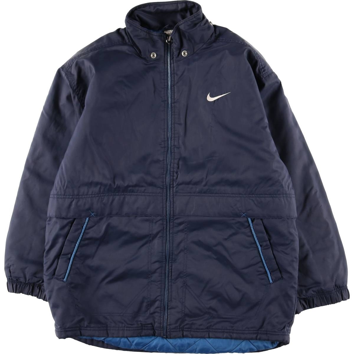 古着 90年代 ナイキ NIKE バックロゴ 中綿ジャケット パファージャケット メンズM相当 ヴィンテージ/eaa607258