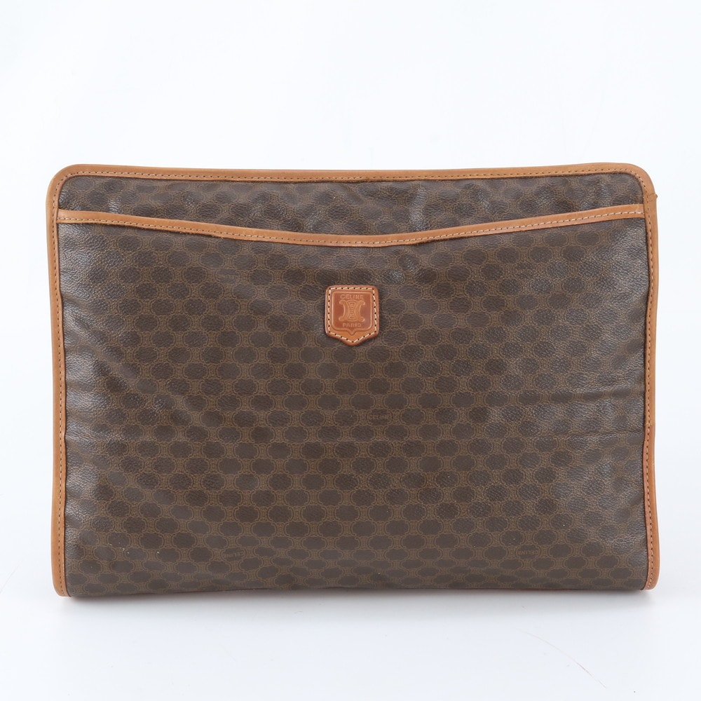 ■美品 セリーヌ マカダムクラッチ バッグ