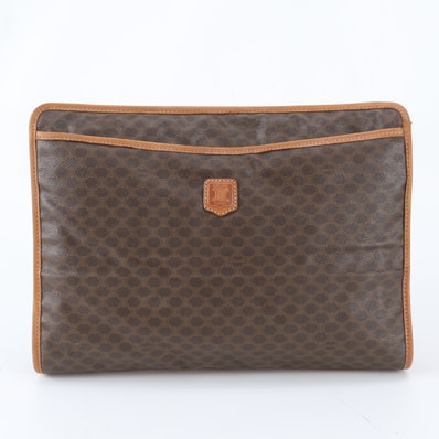 ■美品 セリーヌ マカダムクラッチ バッグ