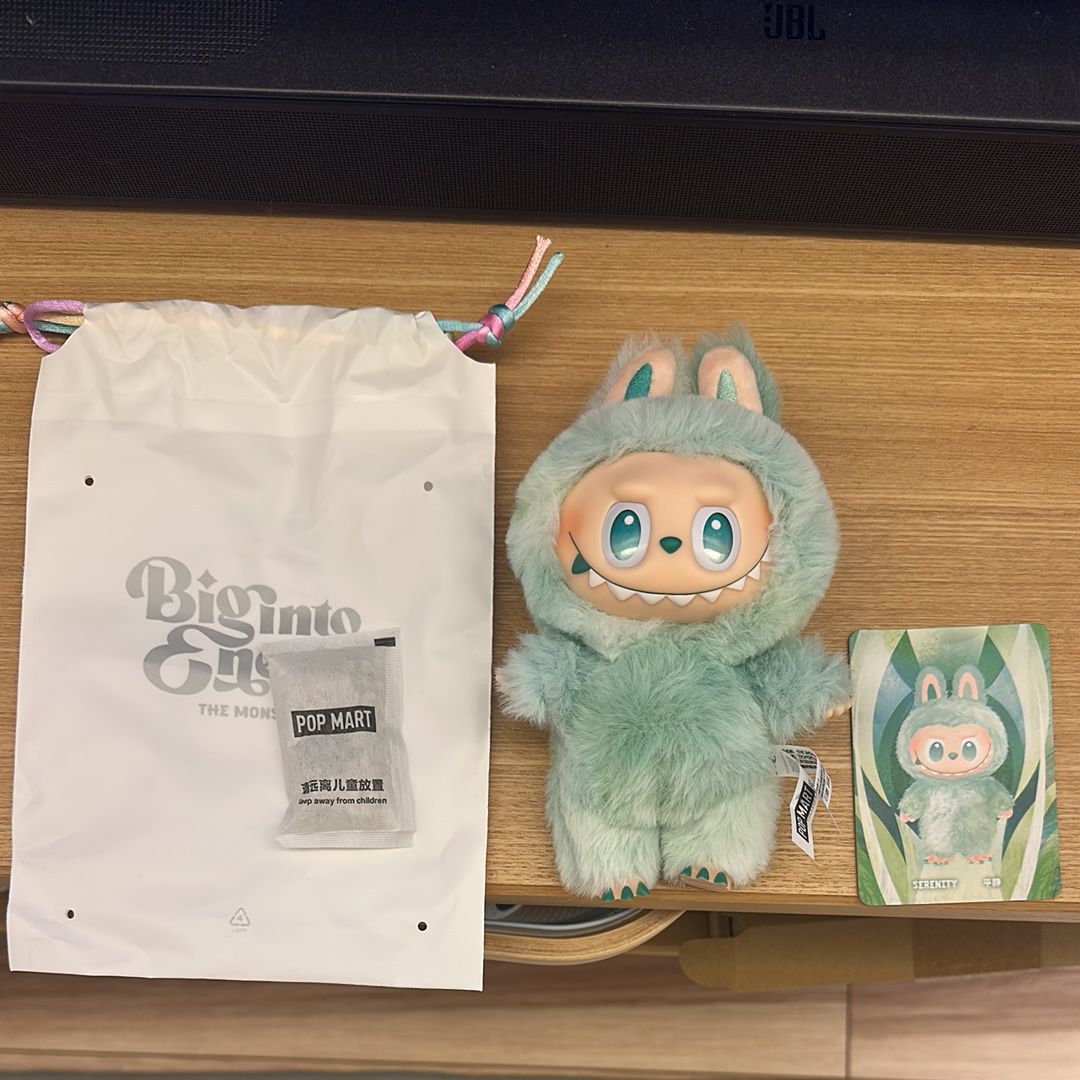 POP MART THE MONSTERS (LABUBU) Big into Energy Series Plush Pendant SERENITY