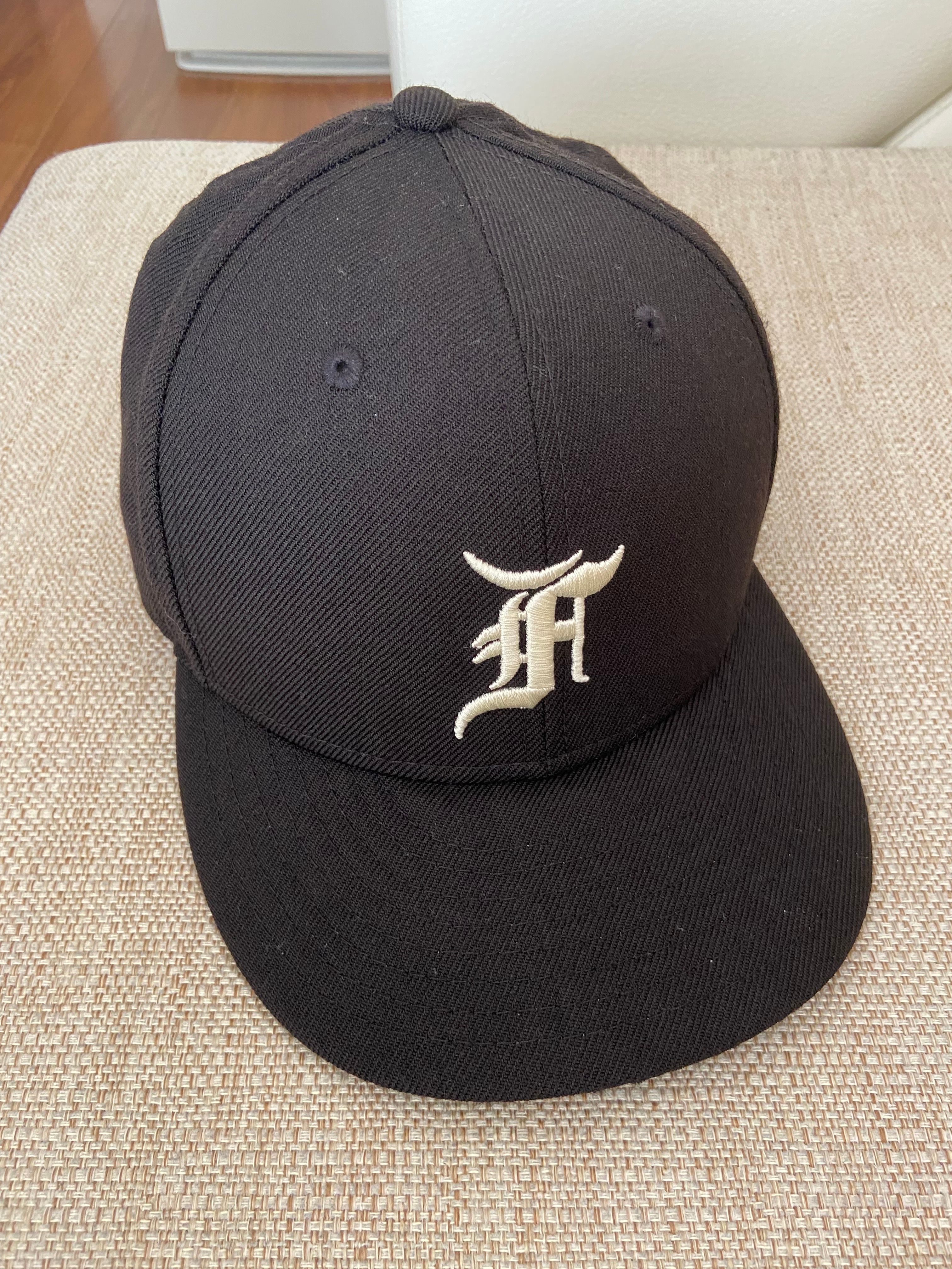 NEW ERA FEAR OF GOD ESSENTIALS 59FIFTY F LOGO Under Visor "Black"