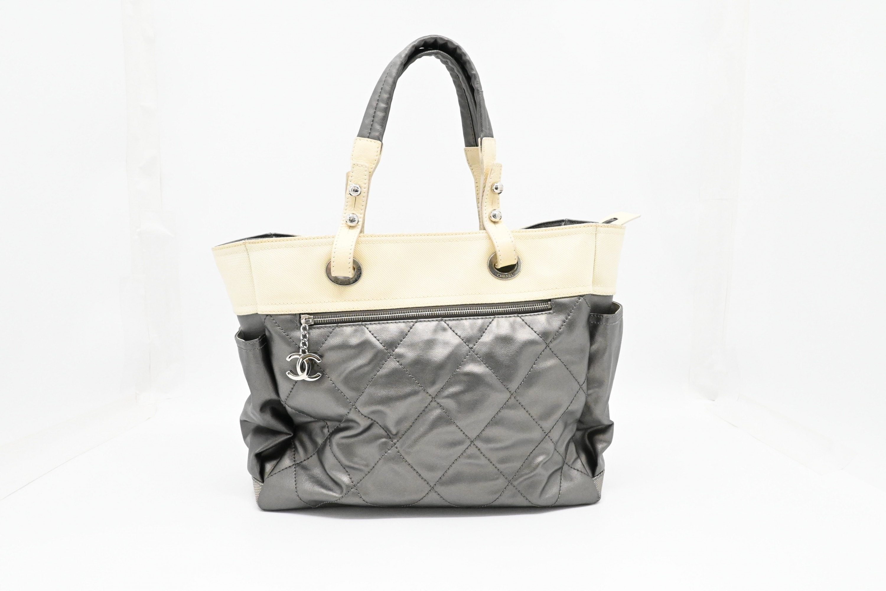 シャネルパリビアリッツ GM トートバッグ レディース