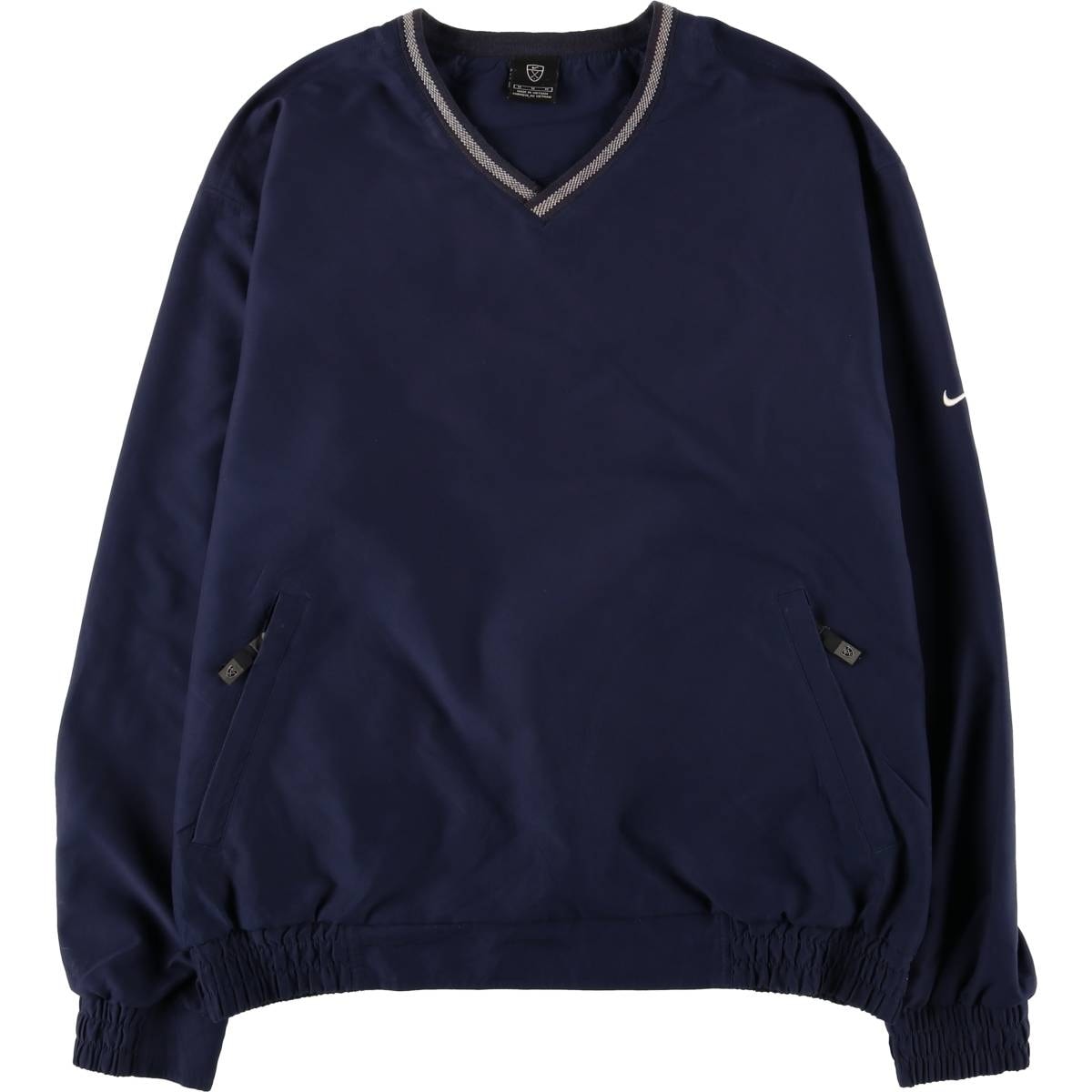 古着 ナイキ NIKE GOLF ゴルフ Vネック ウォームアッププルオーバー メンズM相当/eaa592122