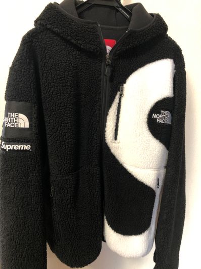 Supreme x The North Face S Logo Hooded Fleece Jacket "Black"