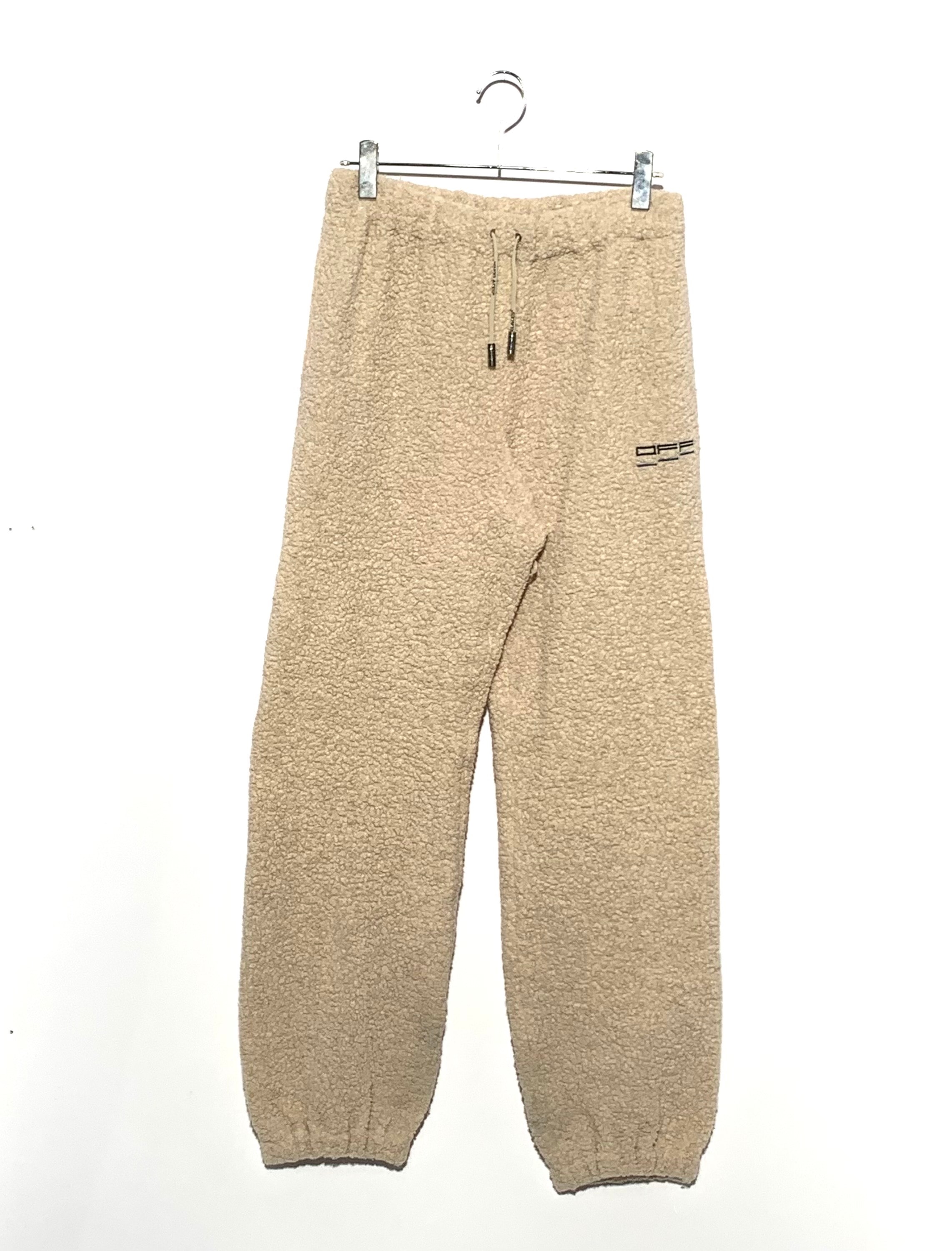 OFF-WHITE Athl Teddy Sweatpants offWhite