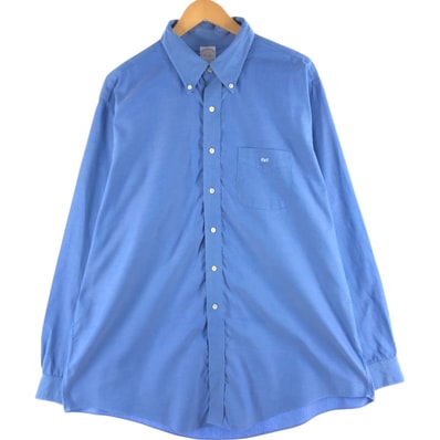 古着 ブルックスブラザーズ Brooks Brothers Est.1818 長袖 ボタンダウンシャツ メンズXL相当/eaa558919