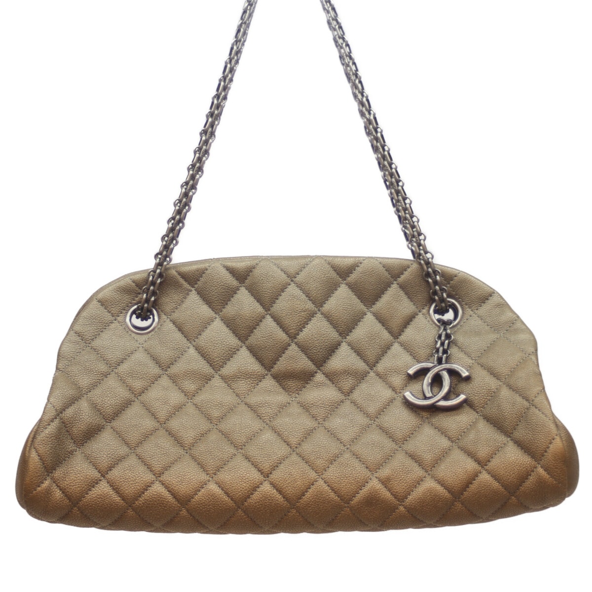 シャネル 14番 ｺﾞｰﾙﾄﾞ ｷｬﾋﾞｱ ｼﾙﾊﾞｰ金具 ﾏﾄﾞﾓｱｾﾞﾙﾎﾞｰﾘﾝｸﾞｼｮﾙﾀﾞｰ