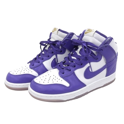 ナイキ ダンク ハイ スペシャル スニーカー シューズ メンズ ホワイト×パープル 25.5cm DC5382-100 8.5(US)